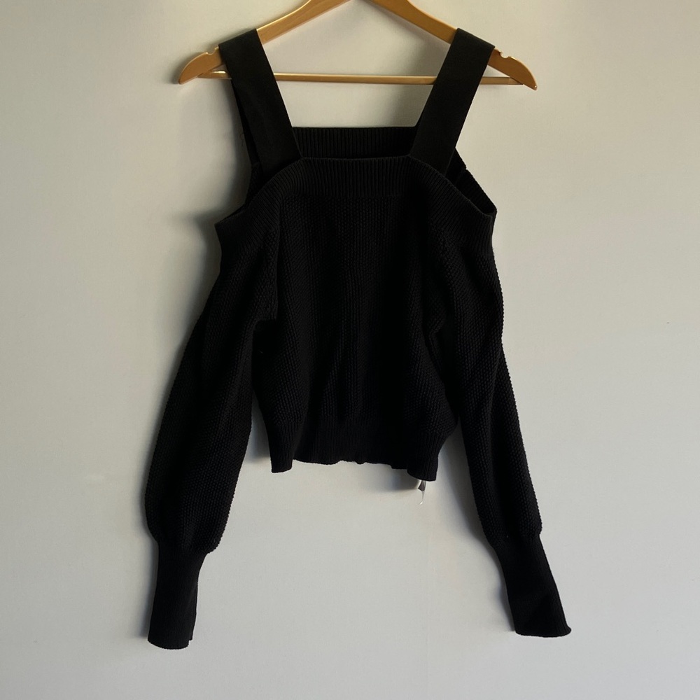 The Fifth Label Black Off-the-Shoulder Sweater